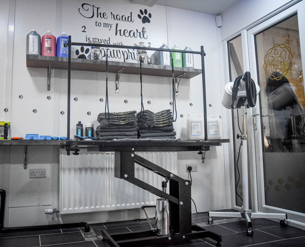Glambullz dog grooming parlour in Huddersfield